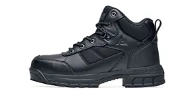 ACE Work Boots by SFC Voyager II, Men's, Women's, Unisex Steel Toe (ST) Work Boots, Slip Resistant, Water Resistant, Black, Men's 10.5 / Women's 12 Wide