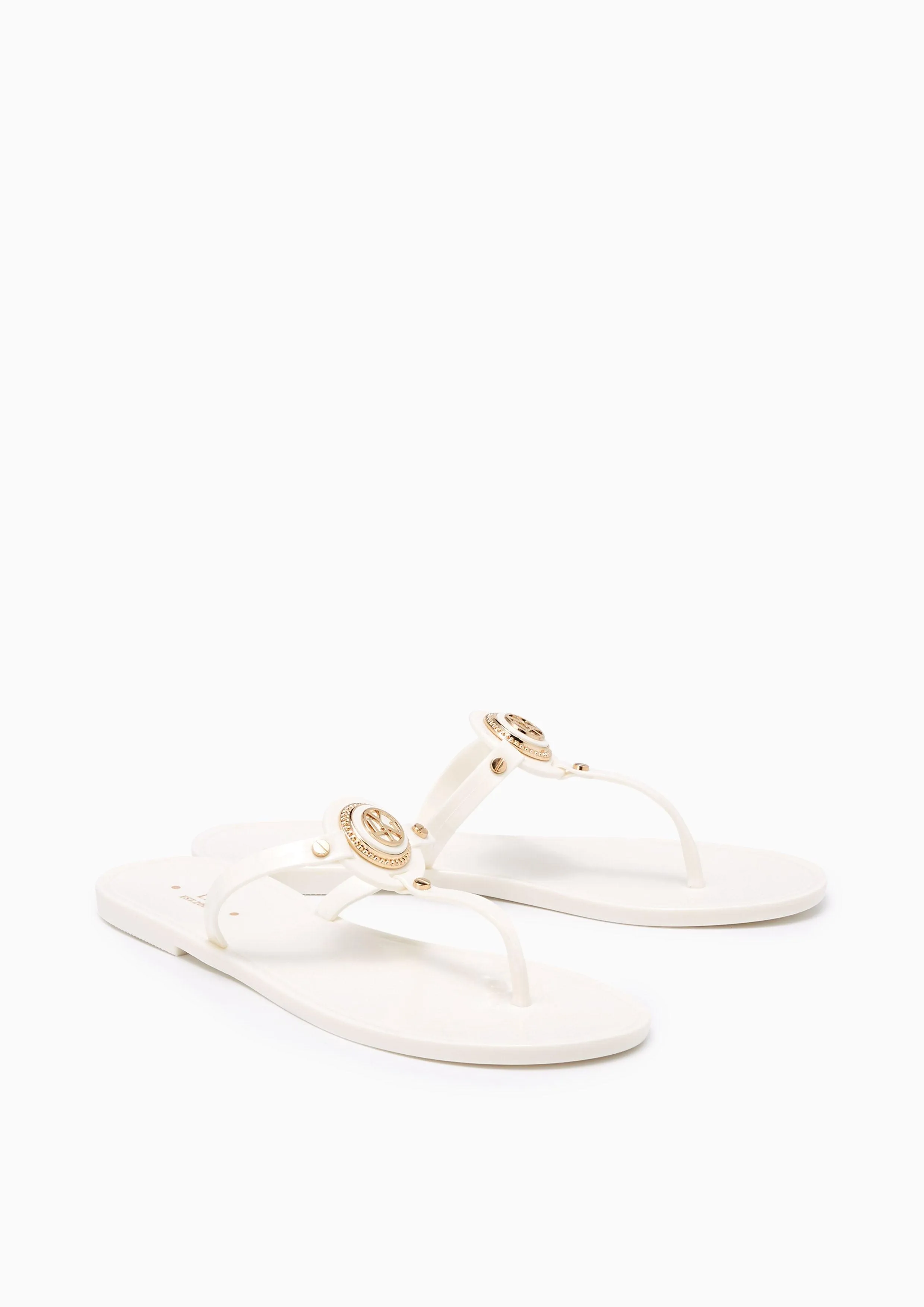 Best Loved Flat Sandals Off-White