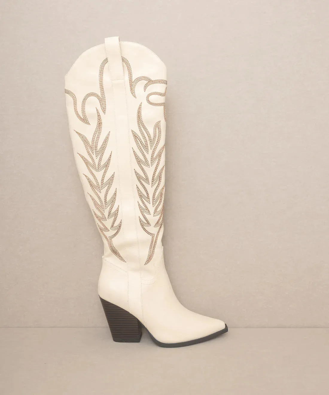 Bronco Knee High Western Boots