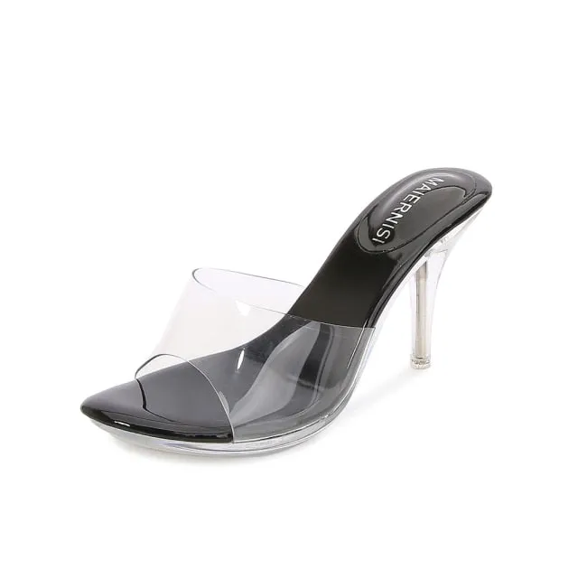 Cinderella Transparent Crystal Heels