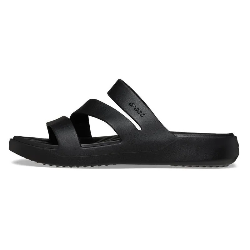 Crocs Getaway Platform Strap Sandal - Black