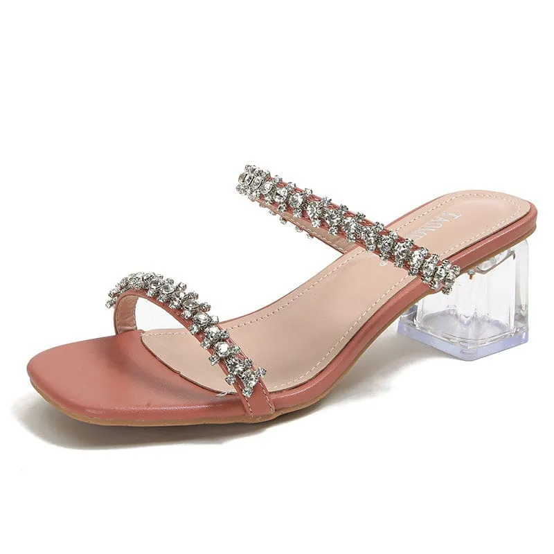 Diamond Deta Chunky heeled Sandals