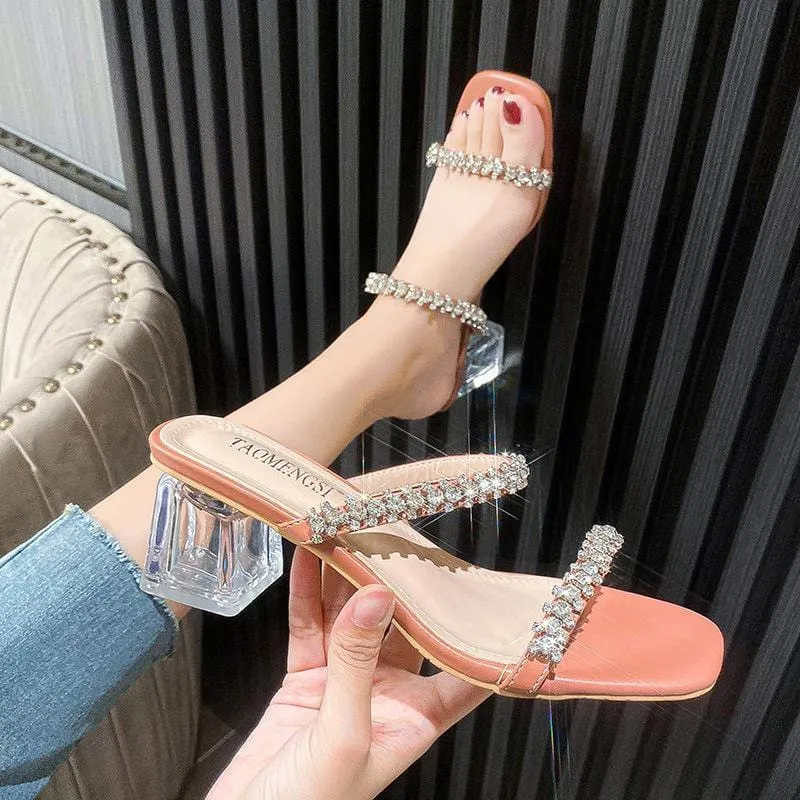 Diamond Deta Chunky heeled Sandals