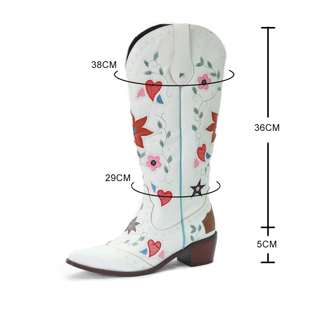 Embroidered Western Boots