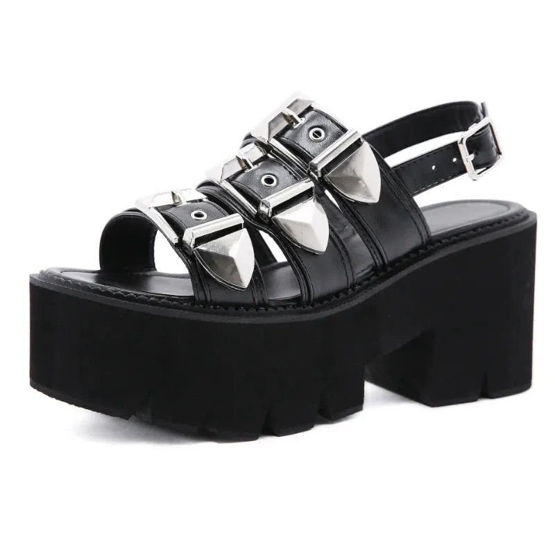 Funki Buys | Shoes | Women's Chunky Gladiator Sandals