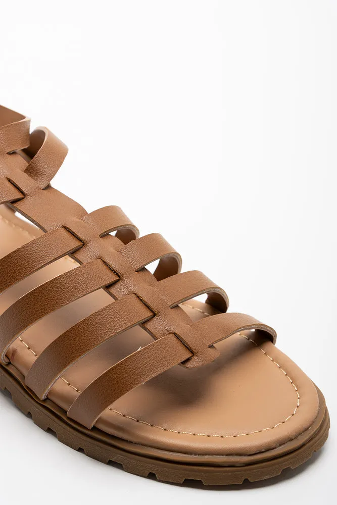 Gladiator Sandal Brown