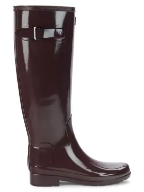 Hunter Knee-High Waterproof Boots - Cherry Brandy