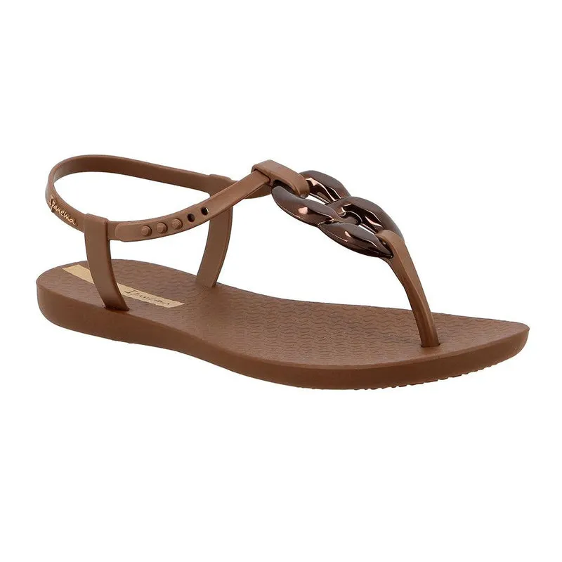 Ipanema Chain Thong Sandals - Bronze