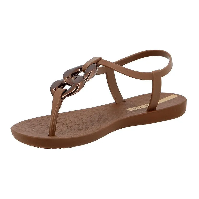 Ipanema Chain Thong Sandals - Bronze