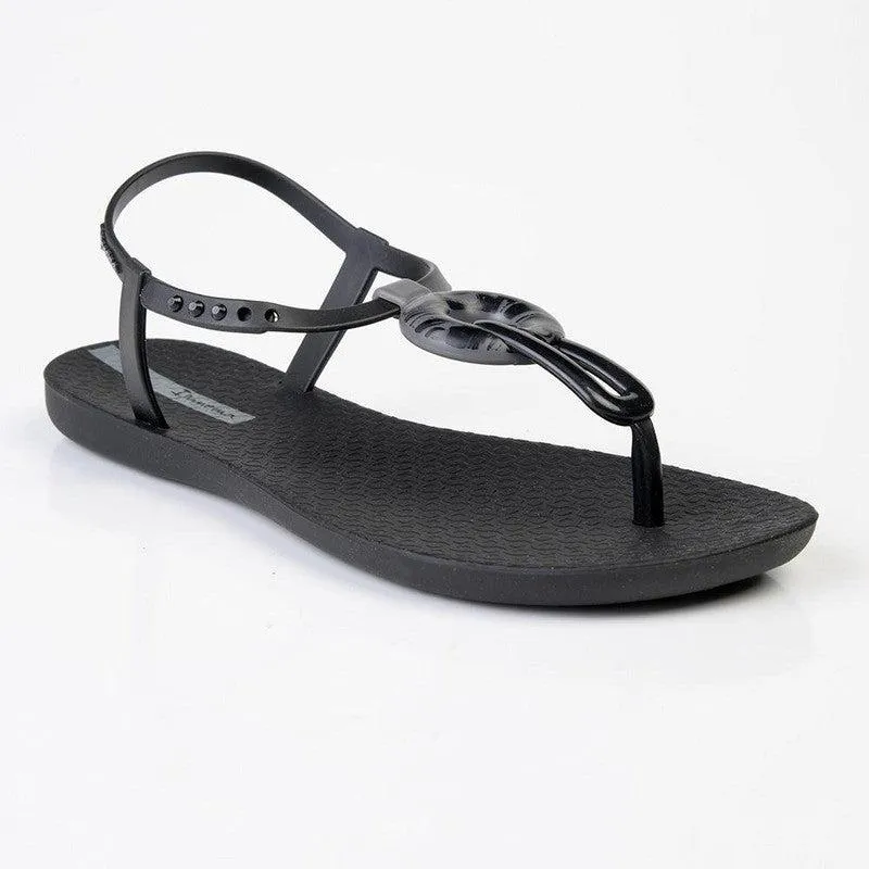 Ipanema Kate Chain Thong Sandals - Black