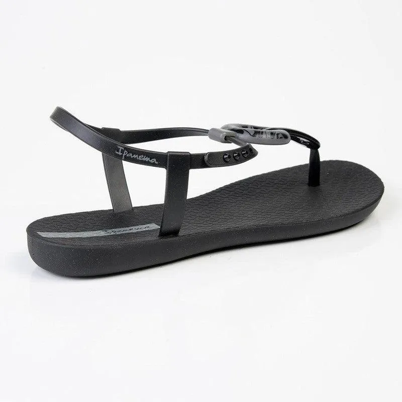 Ipanema Kate Chain Thong Sandals - Black