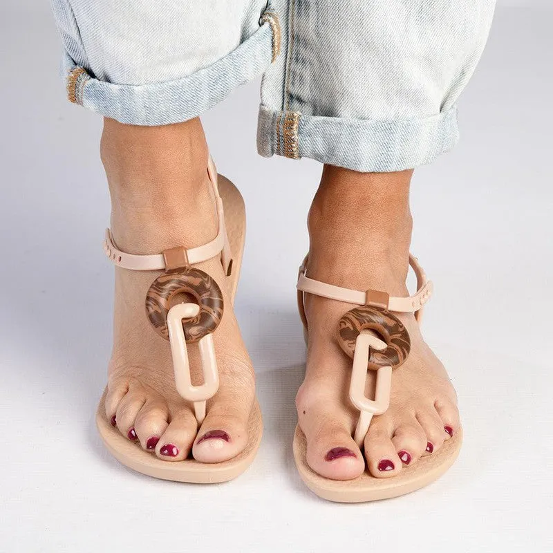 Ipanema Kate Chain Thong Sandals - Pink