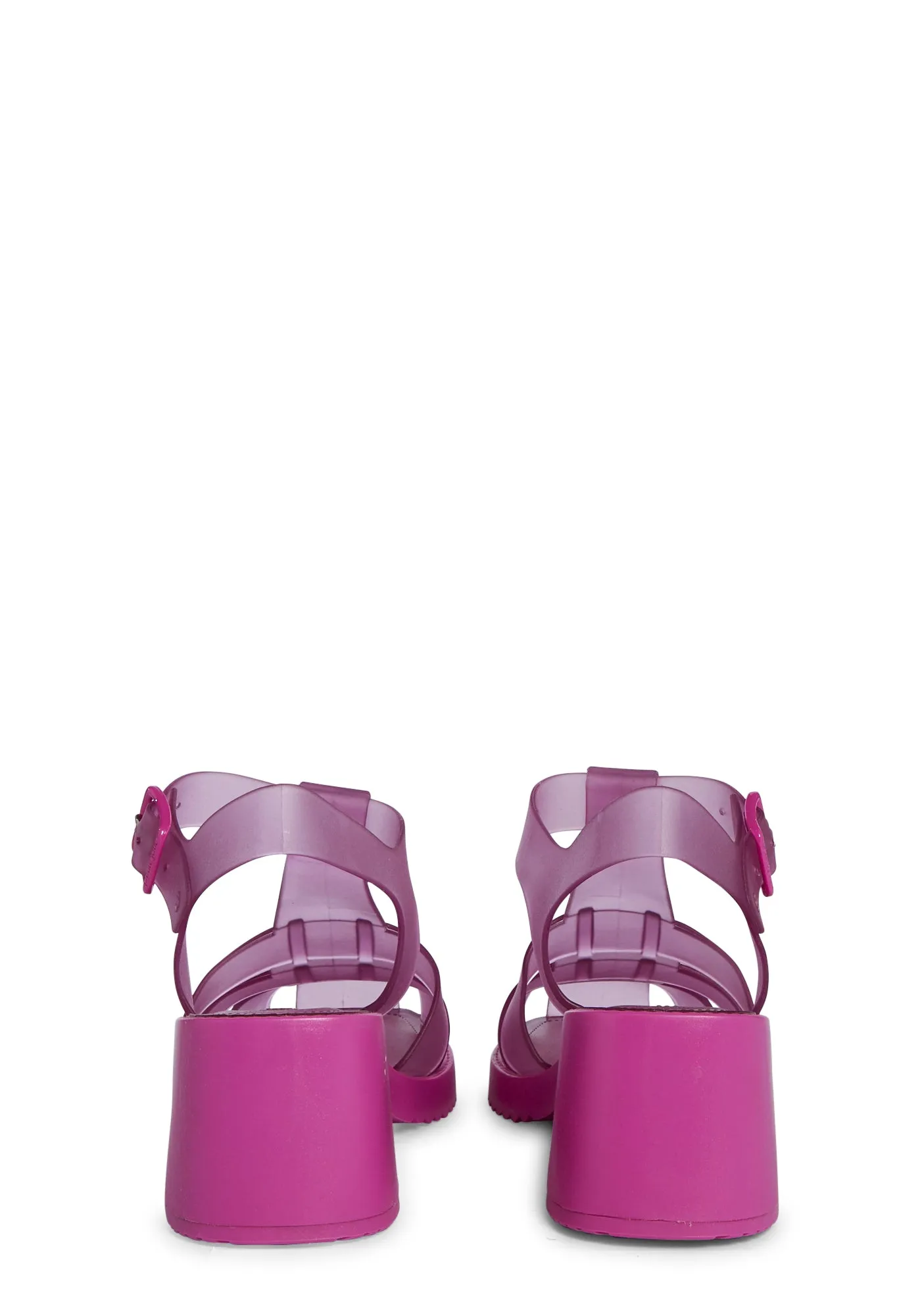 Jelly Gladiator Sandals - Pink