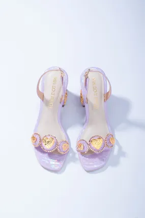 Le Macaron : Lavender - Lilac Block Heels