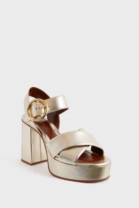 Light Gold Lyna Heels