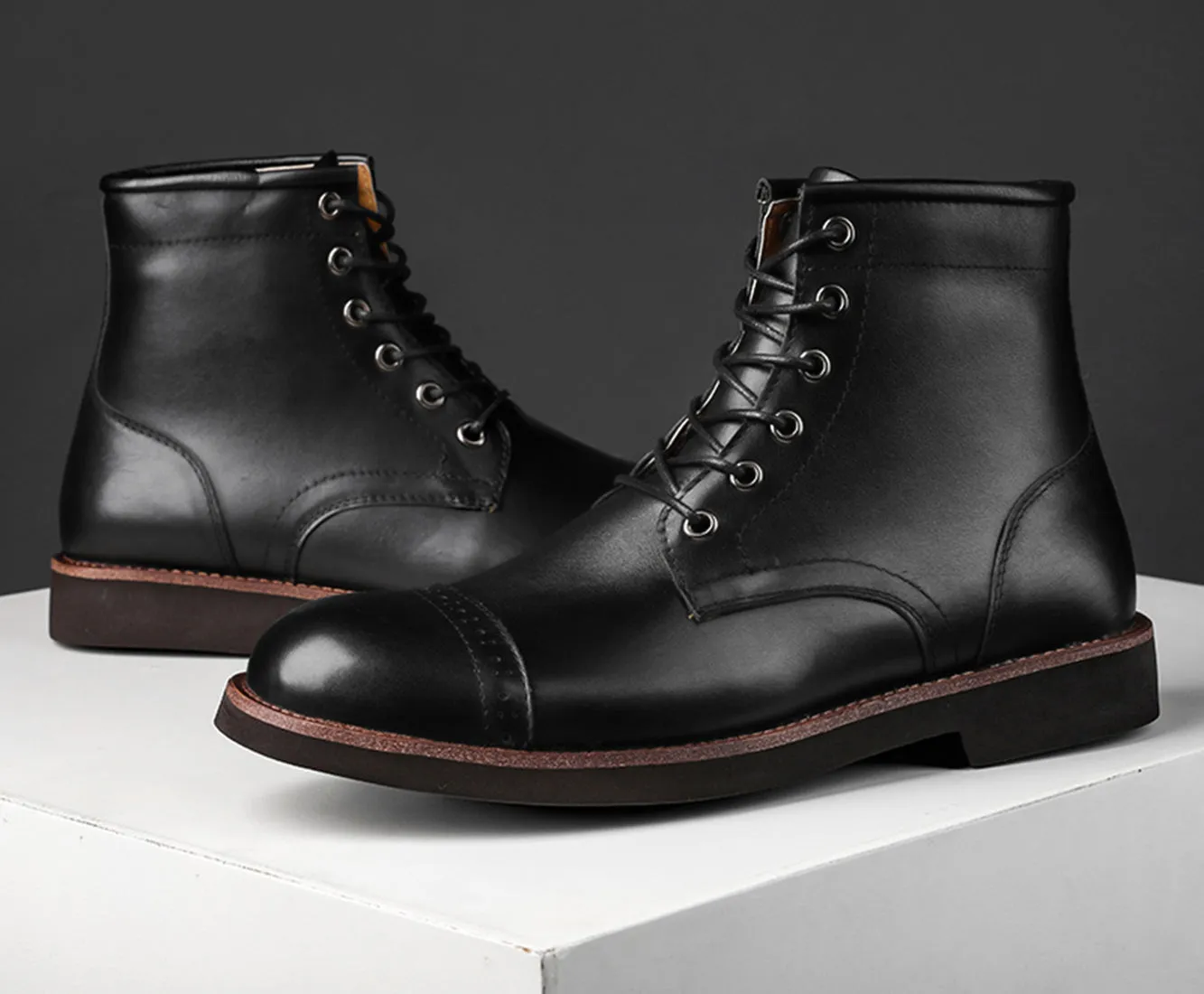 Men's Brogues Dress Utility Boots