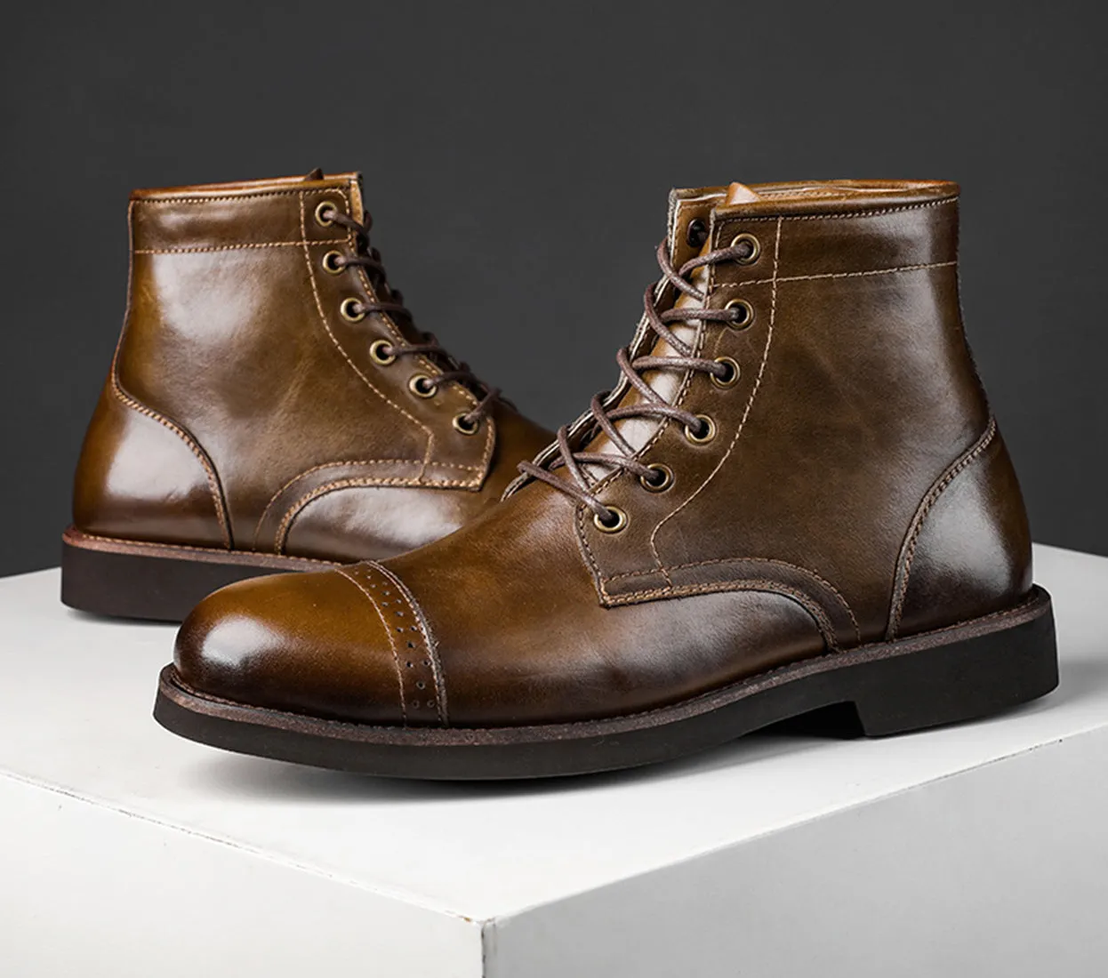 Men's Brogues Dress Utility Boots