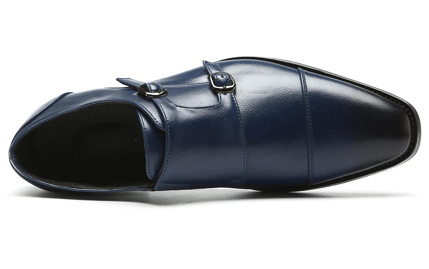 Men's Monk Strap Cap Toe Loafers