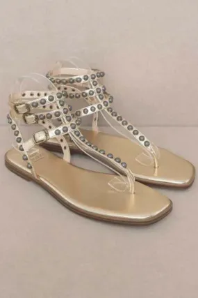 Oaklyn Studded Gladiator Sandals