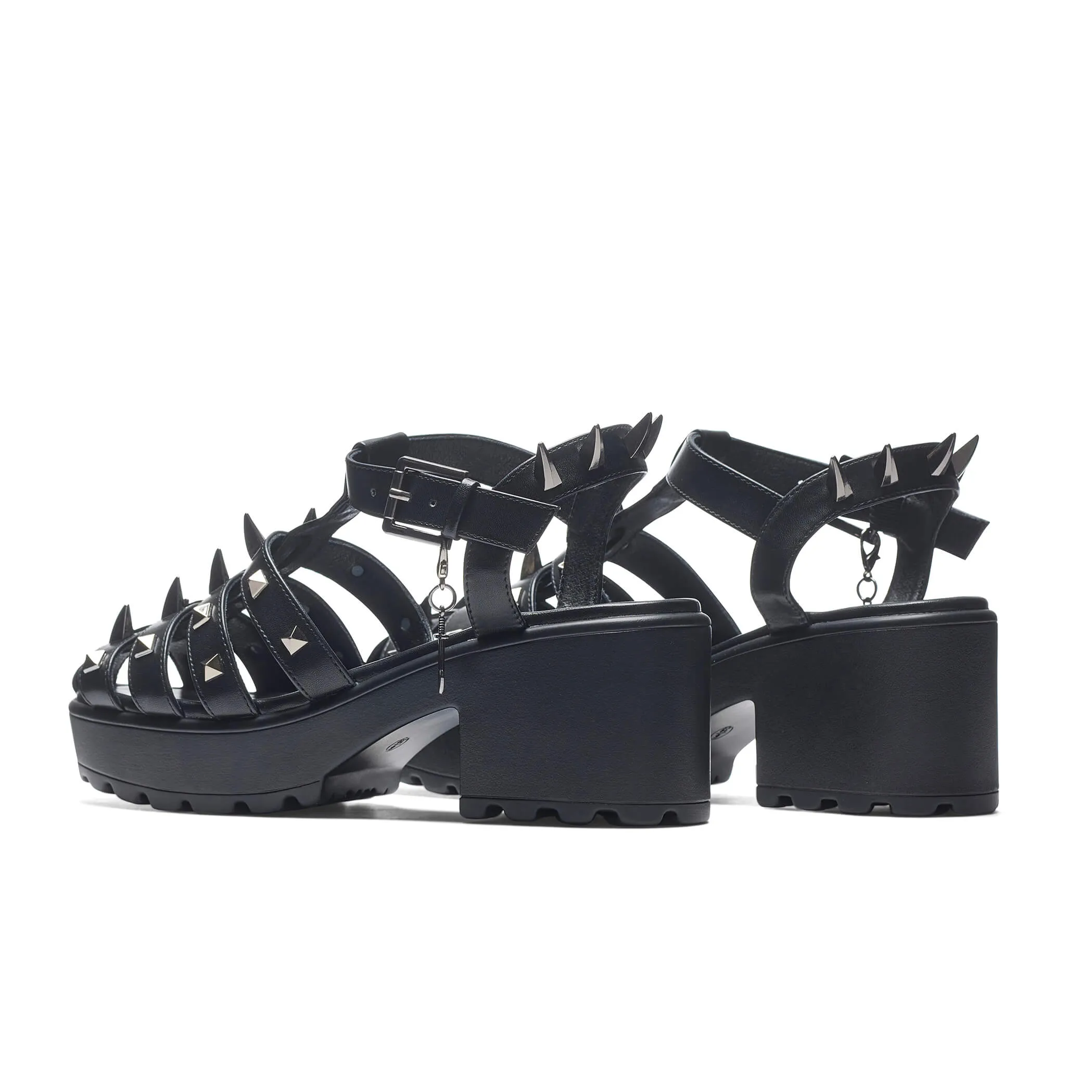 The Swordslayer Chunky Sandals - Black