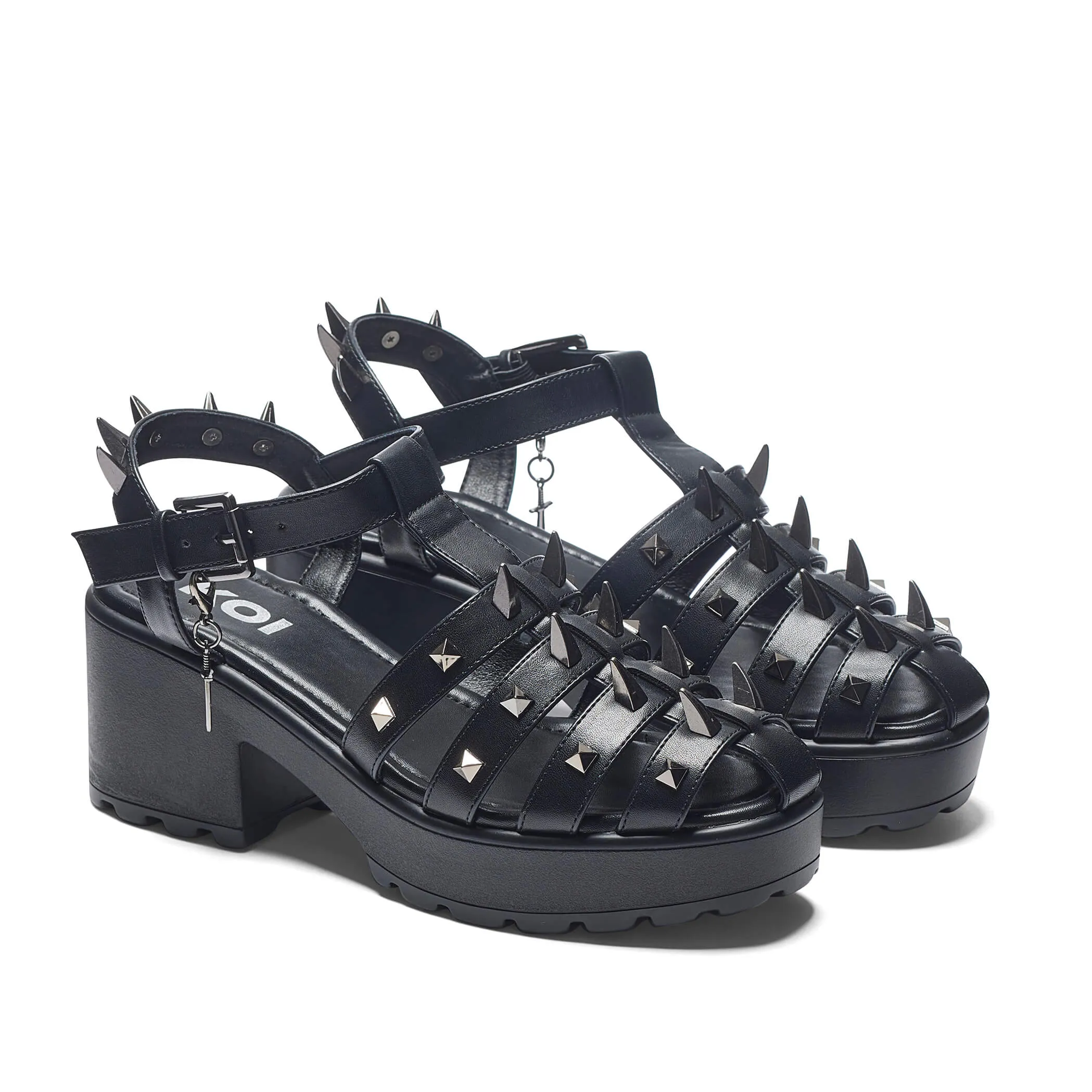 The Swordslayer Chunky Sandals - Black