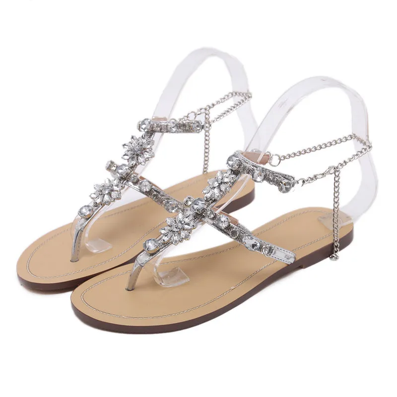 Women's Summer Gladiator Flat Sandals