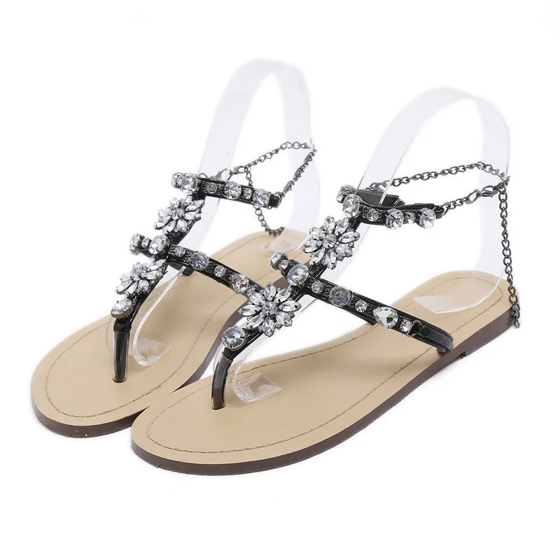 Women's Summer Gladiator Flat Sandals