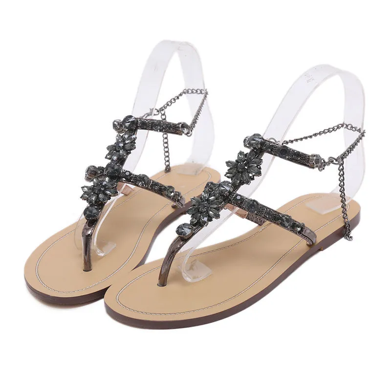 Women's Summer Gladiator Flat Sandals